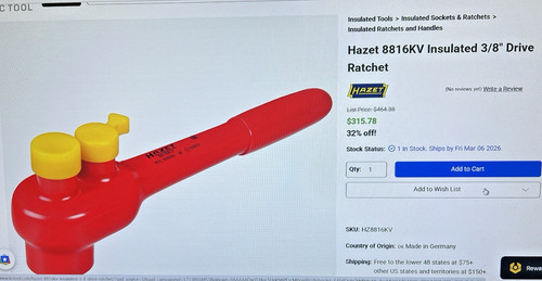 Hazet 8816kv insulated - hazet,