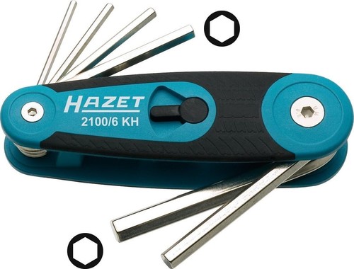 Hazet hex wrench set folding - hazet,