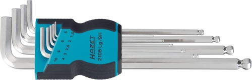 Hazet 2105lg hex key set - 2105lg/9h,